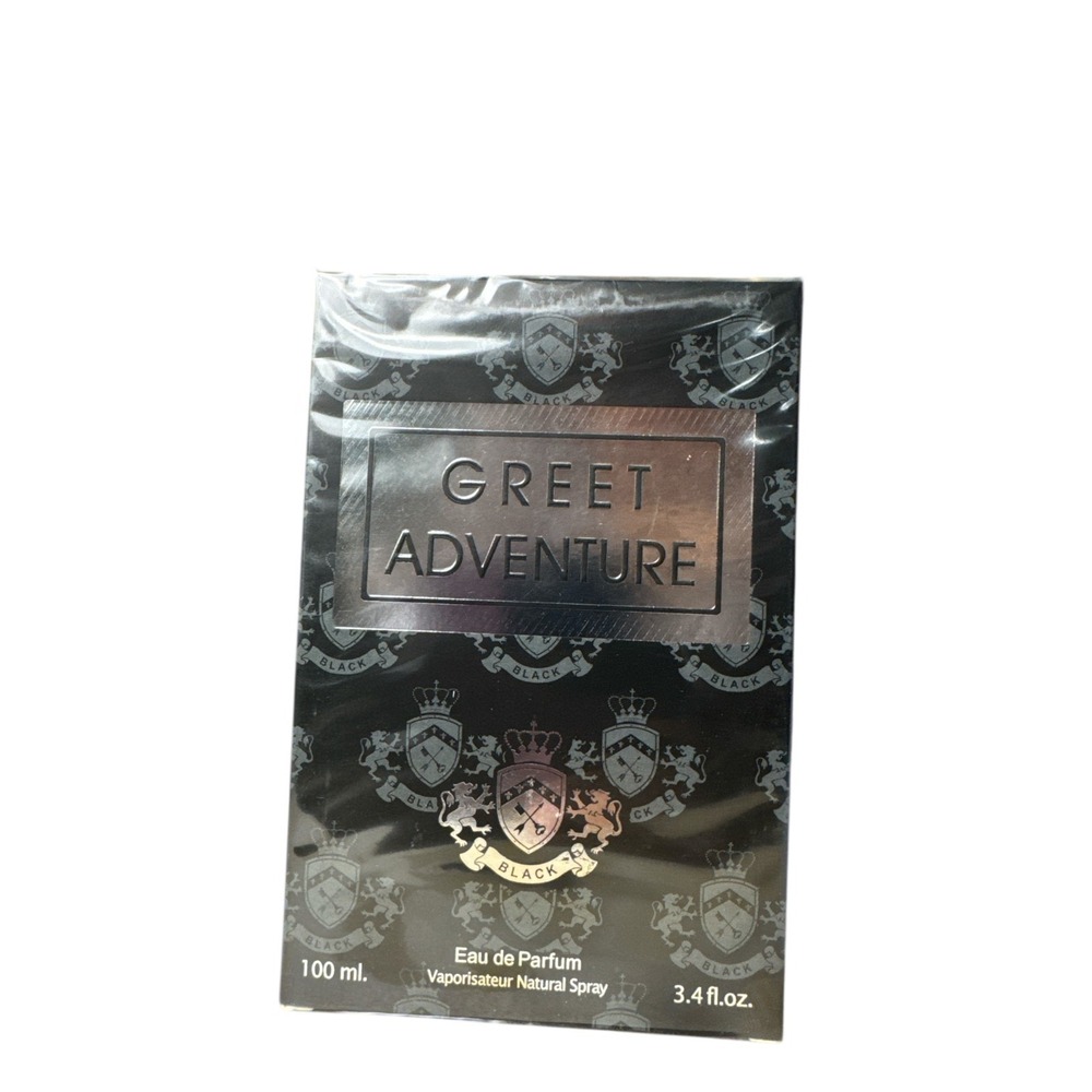 Secret Plus Greet Adventure Black Men's Eau‎ De Parfum EDP Spray 100ml/3.4 fl oz